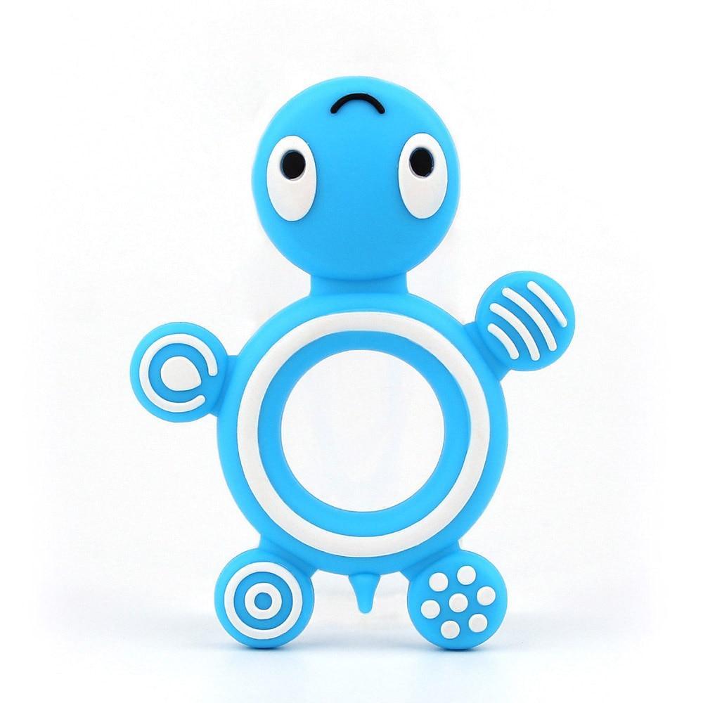 Baby Silicone Teethers BPA Free Teething Toy Animal Dog Koala Owl Elephant Baby Ring Teether Silicone Beads For Kids and Baby