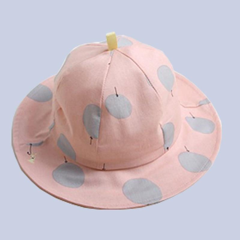 Baby Sun Hat Heart Print Baby Boy/Girl Hat Outdoor Kids Bucket Hat Children Hat Baby Beach Caps Beanie For Girls