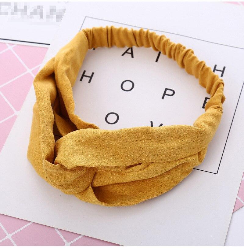 Cute Baby Girl Headbands Twisted Knotted Elastic Kids Hair Bands Turban Soft Children Head Bands for Baby Girls Hair Accessories