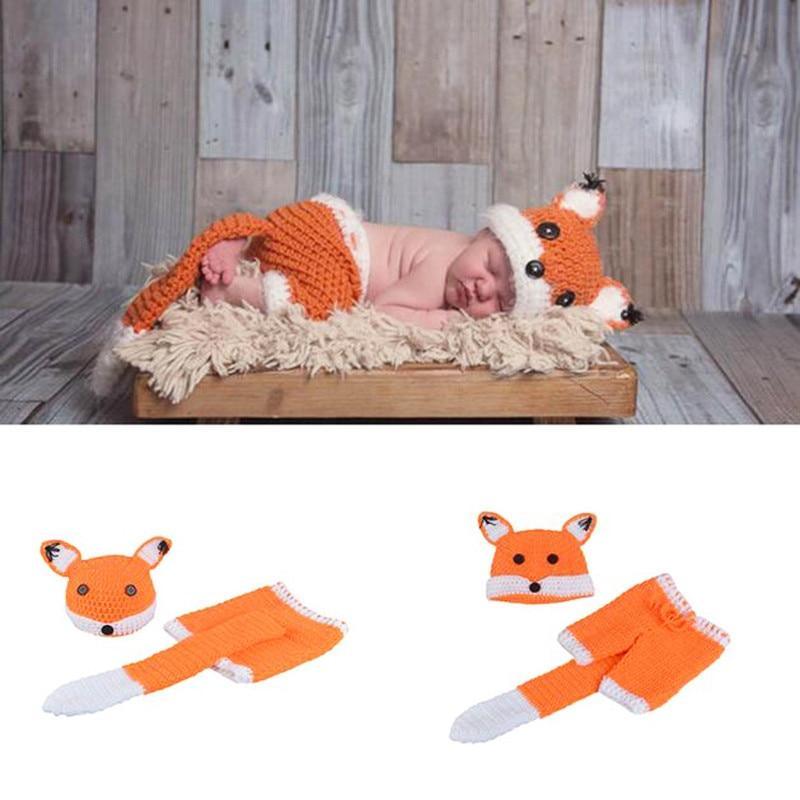 Modern Baby Cap Deer Design Handmade Crochet Deer Costume Set Knitted Hats And Toy For Girls and Boys Kids