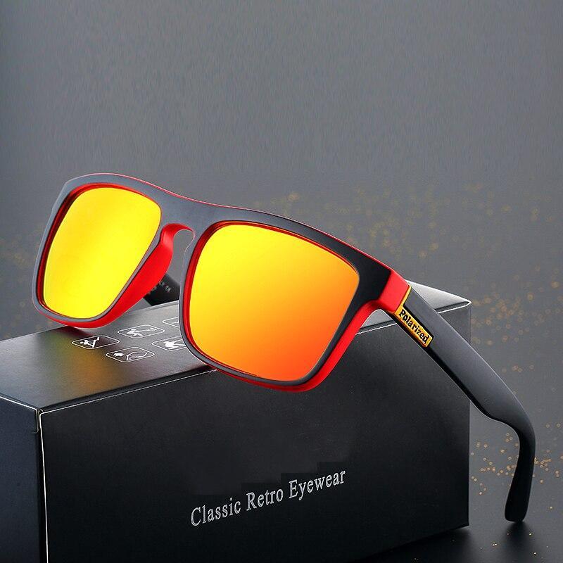 Nouvelles lunettes de soleil carrées polarisées rétro et classiques unisexe pour femmes et hommes avec protection UV400, lunettes de sport pour la conduite