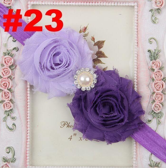 Handmade Flower Newborn Headwear Head Wrap Band Hairband Gift Toddlers For Baby Girls
