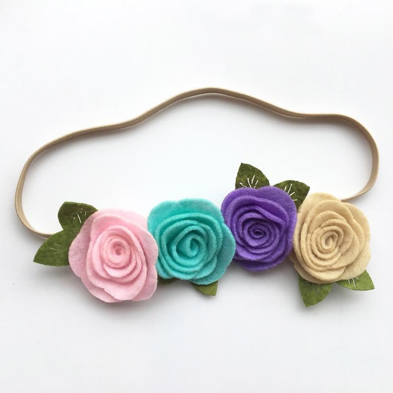 Modern Baby Headband Flower Girls Bows for Baby Girls Kids Headbands Turban Newborn
