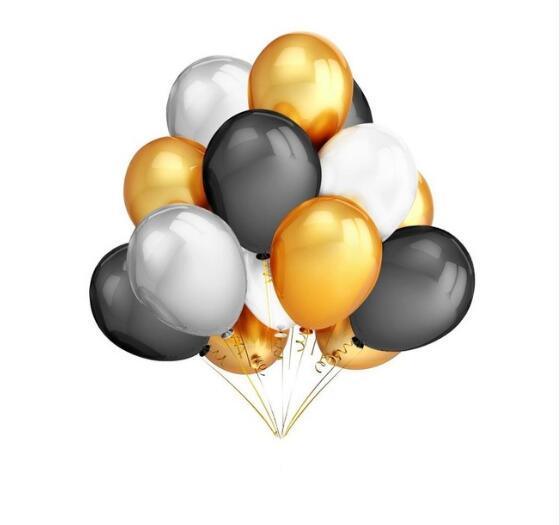 Luxury Shiny 20pcs Happy Birthday Party Balloons In Several colors Latex Balloon Birthday Party Decorations Kids toy Wedding Baby Shower Air globos