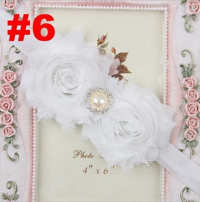Handmade Flower Newborn Headwear Head Wrap Band Hairband Gift Toddlers For Baby Girls