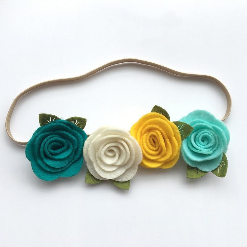 Modern Baby Headband Flower Girls Bows for Baby Girls Kids Headbands Turban Newborn