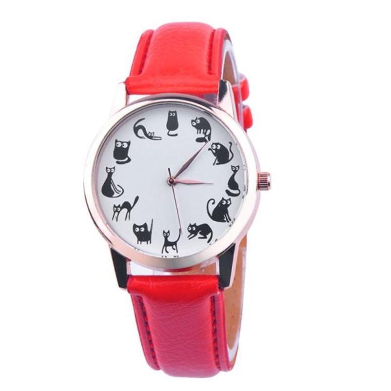 Women Cat Watch Classic Quartz Watch Casual Watch in 8 Colors For Women Ladies and Girls