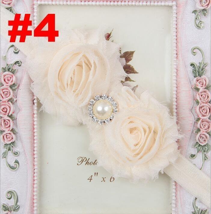 Handmade Flower Newborn Headwear Head Wrap Band Hairband Gift Toddlers For Baby Girls