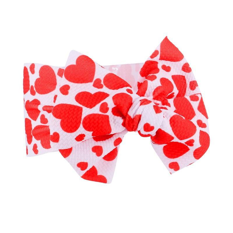 Luxury Modern Colorful Newborn Toddler Baby Girl Boy Headwear Solid Bowknot Soft Turban Knot Hairband For Girls Kids