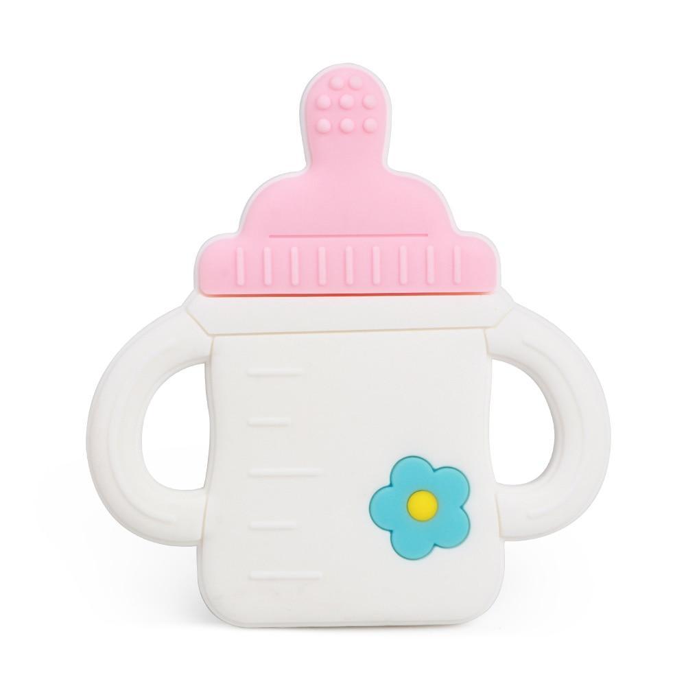 Baby Silicone Teethers BPA Free Teething Toy Animal Dog Koala Owl Elephant Baby Ring Teether Silicone Beads For Kids and Baby