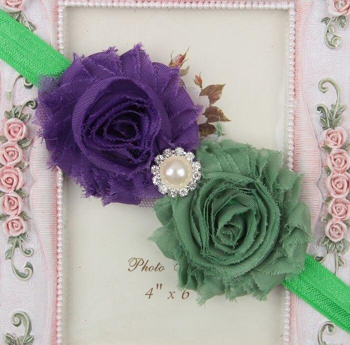 Handmade Flower Newborn Headwear Head Wrap Band Hairband Gift Toddlers For Baby Girls