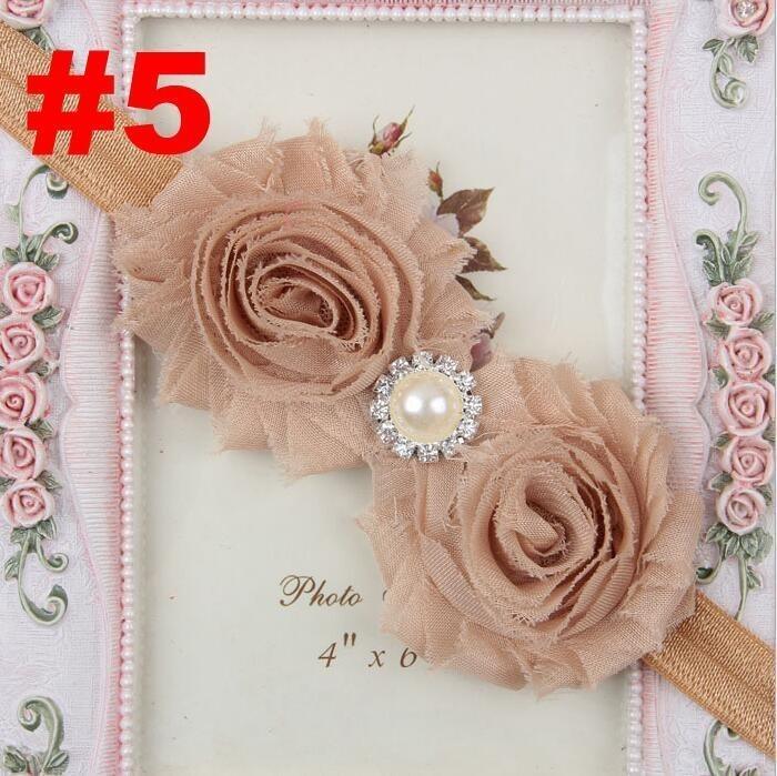 Handmade Flower Newborn Headwear Head Wrap Band Hairband Gift Toddlers For Baby Girls