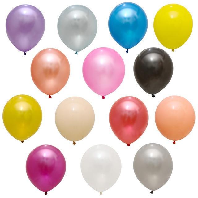 Luxury Shiny 20pcs Happy Birthday Party Balloons In Several colors Latex Balloon Birthday Party Decorations Kids toy Wedding Baby Shower Air globos