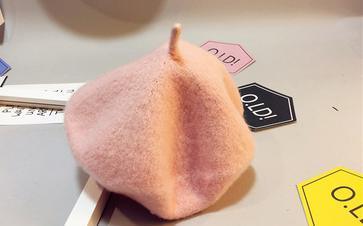 Baby Hat Beret British Painter Bud Of Pure Wool Cap For Girls In Modern New Retro Design
