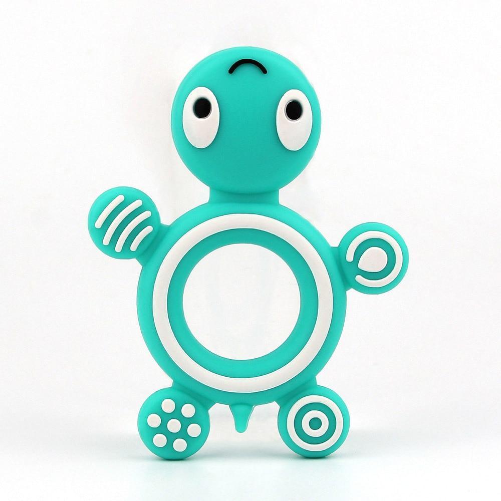 Baby Silicone Teethers BPA Free Teething Toy Animal Dog Koala Owl Elephant Baby Ring Teether Silicone Beads For Kids and Baby