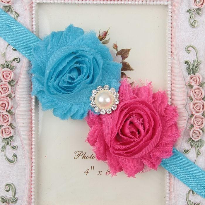 Handmade Flower Newborn Headwear Head Wrap Band Hairband Gift Toddlers For Baby Girls