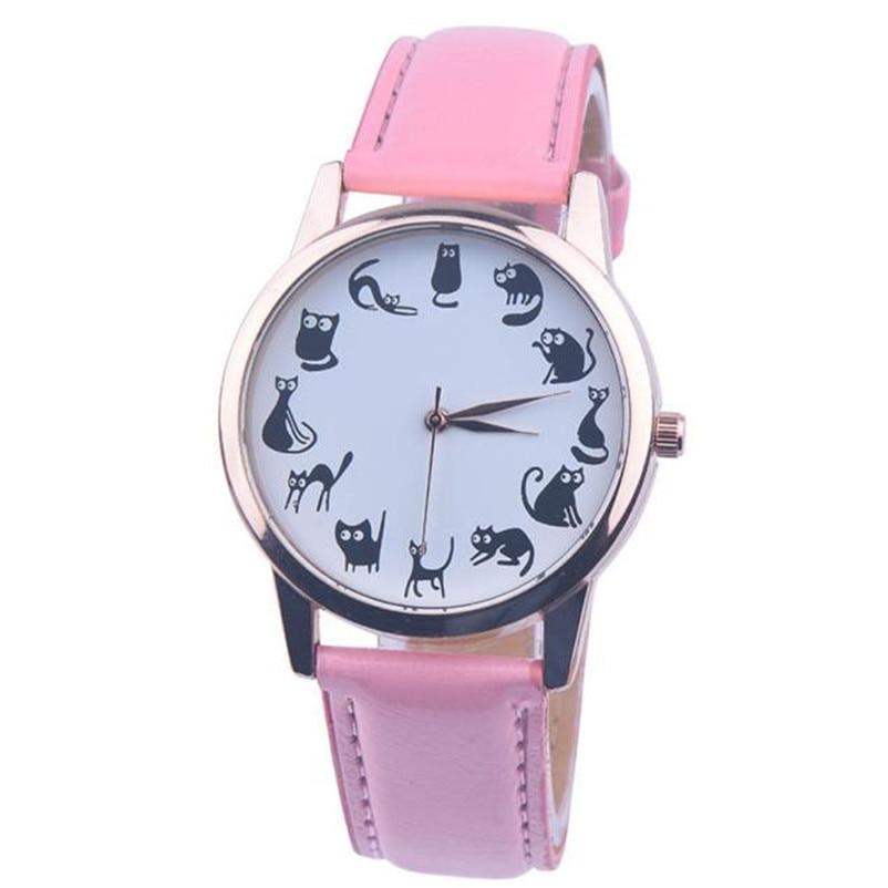 Women Cat Watch Classic Quartz Watch Casual Watch in 8 Colors For Women Ladies and Girls