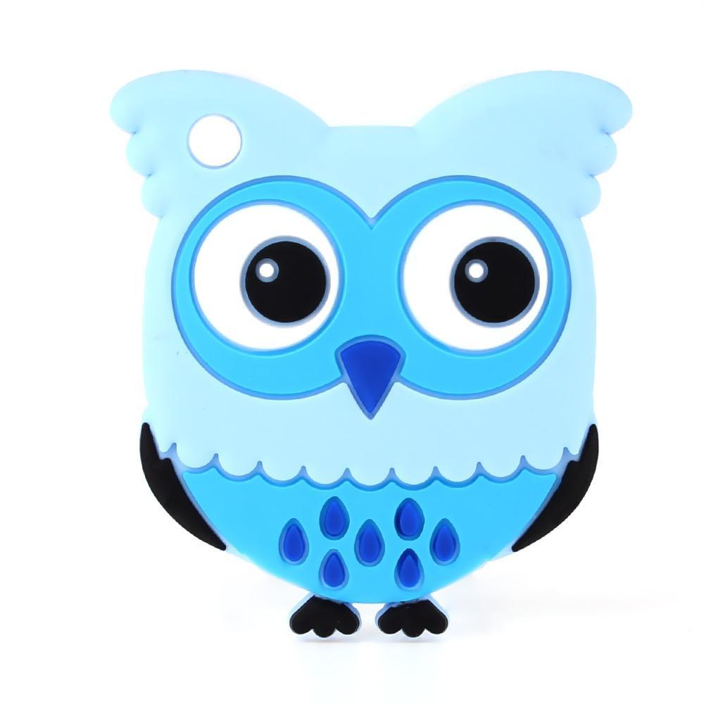 Baby Silicone Teethers BPA Free Teething Toy Animal Dog Koala Owl Elephant Baby Ring Teether Silicone Beads For Kids and Baby