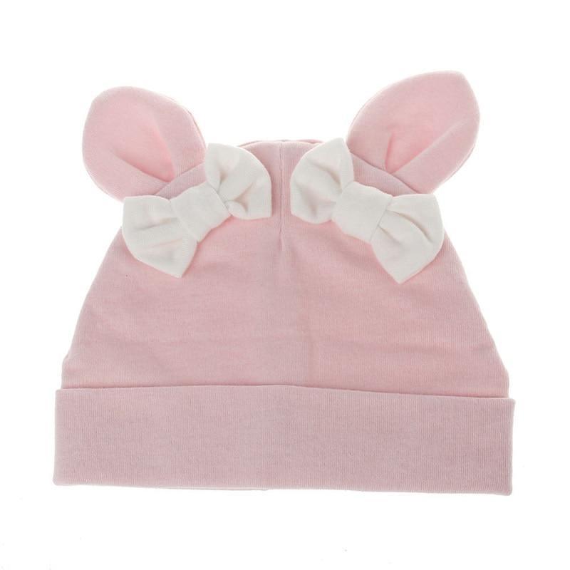 Baby Girl Hat Rabbit Ear Hat For Girls Cotton Bow Knot Children's Cap Toddler Kids Hats Cartoon Hats