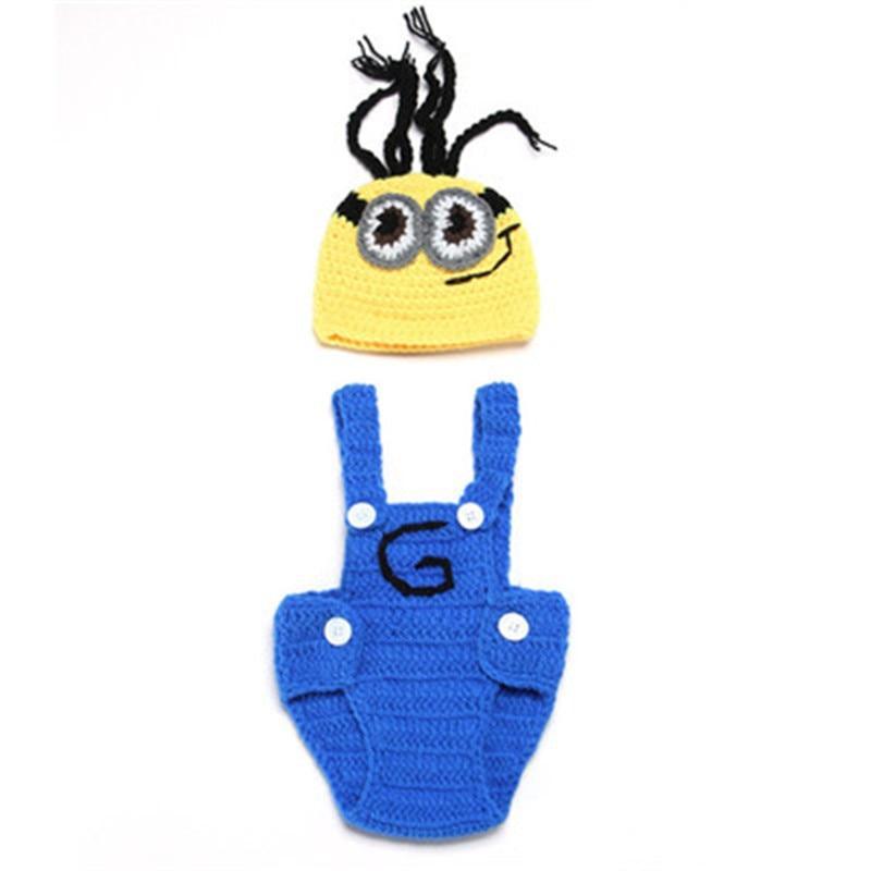 Modern Baby Cap Deer Design Handmade Crochet Deer Costume Set Knitted Hats And Toy For Girls and Boys Kids