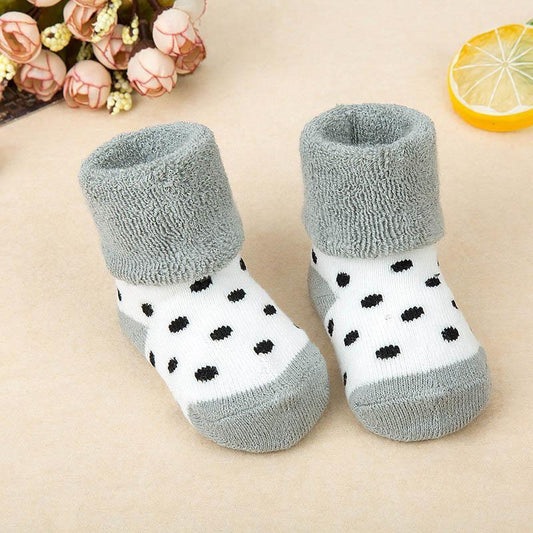 Cute Newborn Baby Cartoon Anti Slip Floor Socks For Baby Girl And Boy Casual Design Soft Warm Socks For Kids