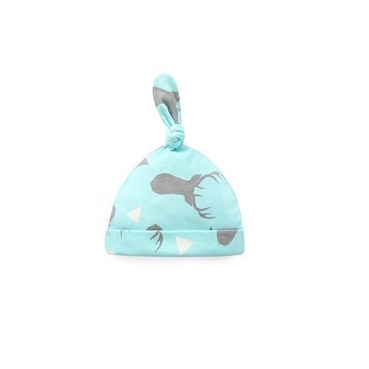 Modern Printed Newborn Boys and Girls Cap Hats Photography Props Cap Accessories For Sleeping For Childrens