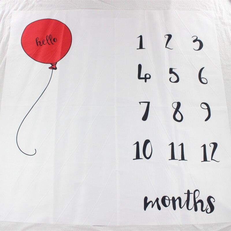 Cartoon Pattern  Baby Photo Props Background Blankets Play Mats Backdrop Cloth Calendar Photo Accessories Blanket For Baby