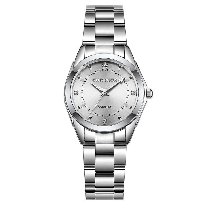 New STEVVEX Women Luxury Rhinestone Stainless Steel Quartz Watches Ladies Business Watch WIth  Japanese Quartz Movement For Women and Girls