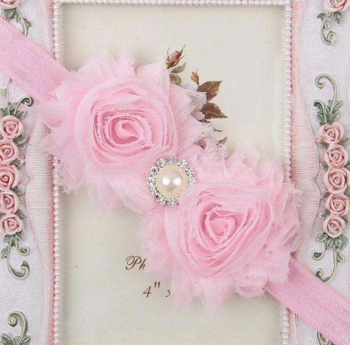 Handmade Flower Newborn Headwear Head Wrap Band Hairband Gift Toddlers For Baby Girls