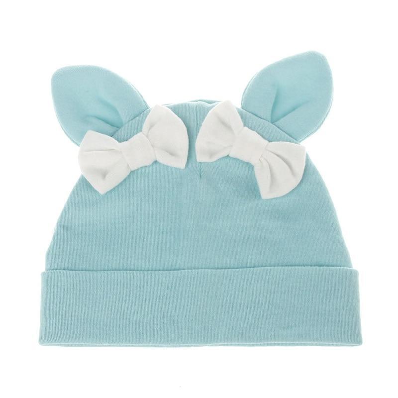 Baby Girl Hat Rabbit Ear Hat For Girls Cotton Bow Knot Children's Cap Toddler Kids Hats Cartoon Hats