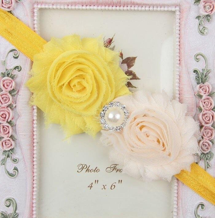 Handmade Flower Newborn Headwear Head Wrap Band Hairband Gift Toddlers For Baby Girls