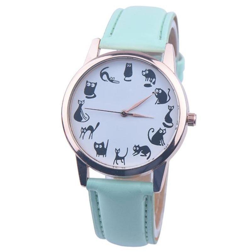 Women Cat Watch Classic Quartz Watch Casual Watch in 8 Colors For Women Ladies and Girls