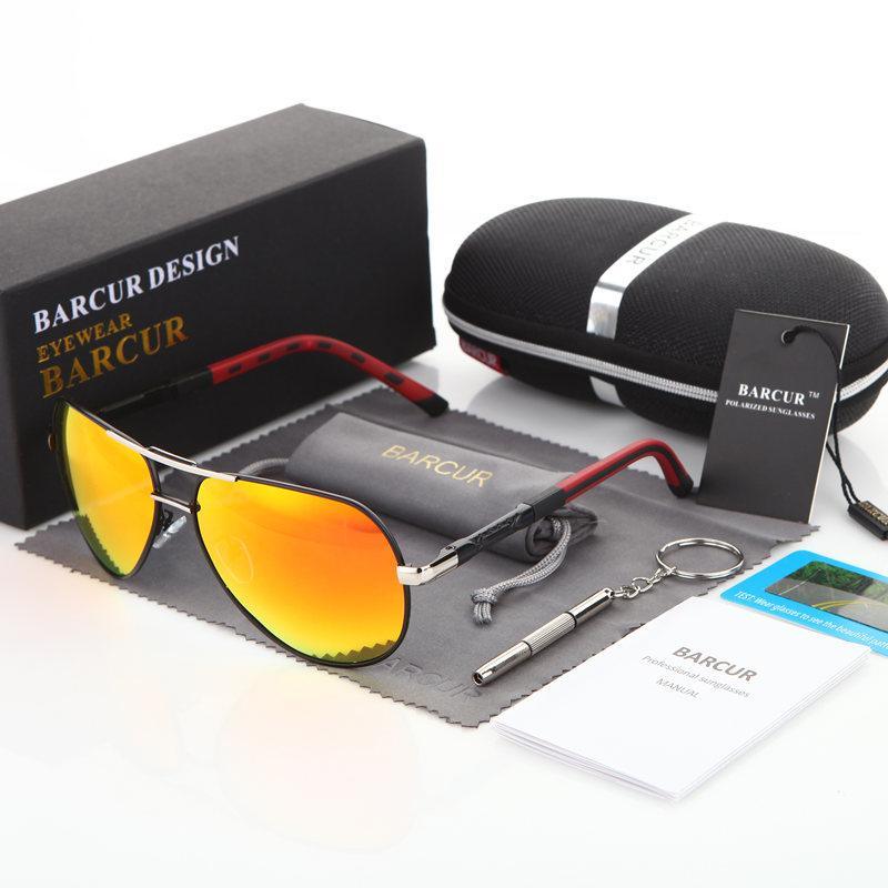 Luxuriöse, beliebte Sonnenbrille für Herren aus Aluminium-Magnesium, polarisiert, verspiegelt, für Herren, Accessoires für Herren, Aviator-Design