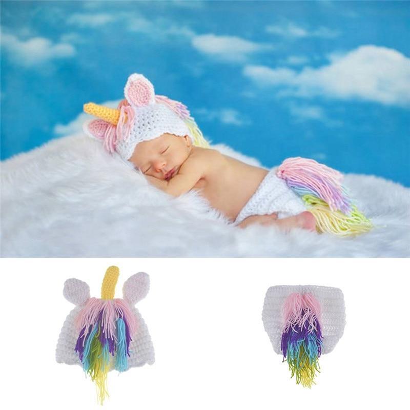 Modern Baby Cap Deer Design Handmade Crochet Deer Costume Set Knitted Hats And Toy For Girls and Boys Kids