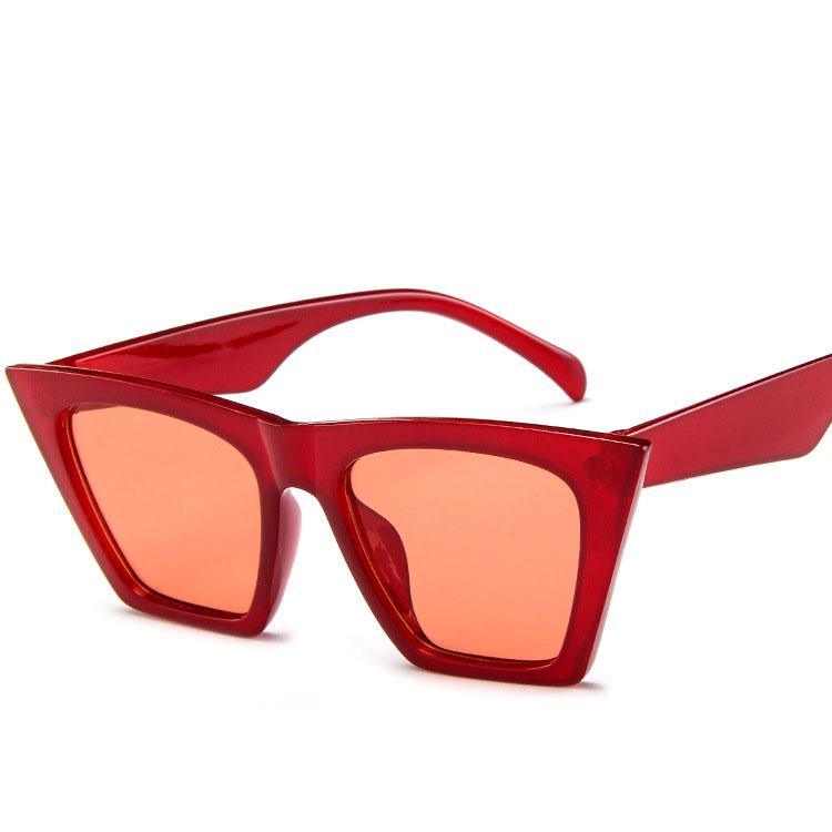 Vintage Luxury Sunglasses for  Women Candy Color Lens Glasses Classic Retro Outdoor Travel Lentes De Sol Mujer Glasses