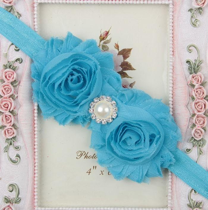 Handmade Flower Newborn Headwear Head Wrap Band Hairband Gift Toddlers For Baby Girls