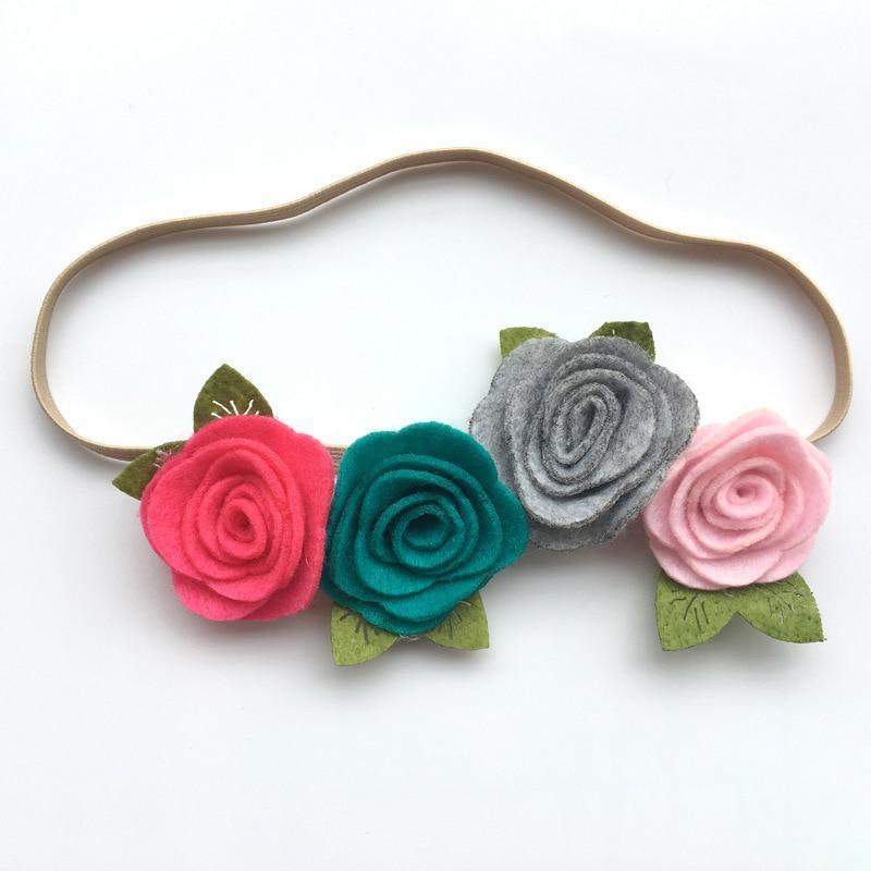 Modern Baby Headband Flower Girls Bows for Baby Girls Kids Headbands Turban Newborn