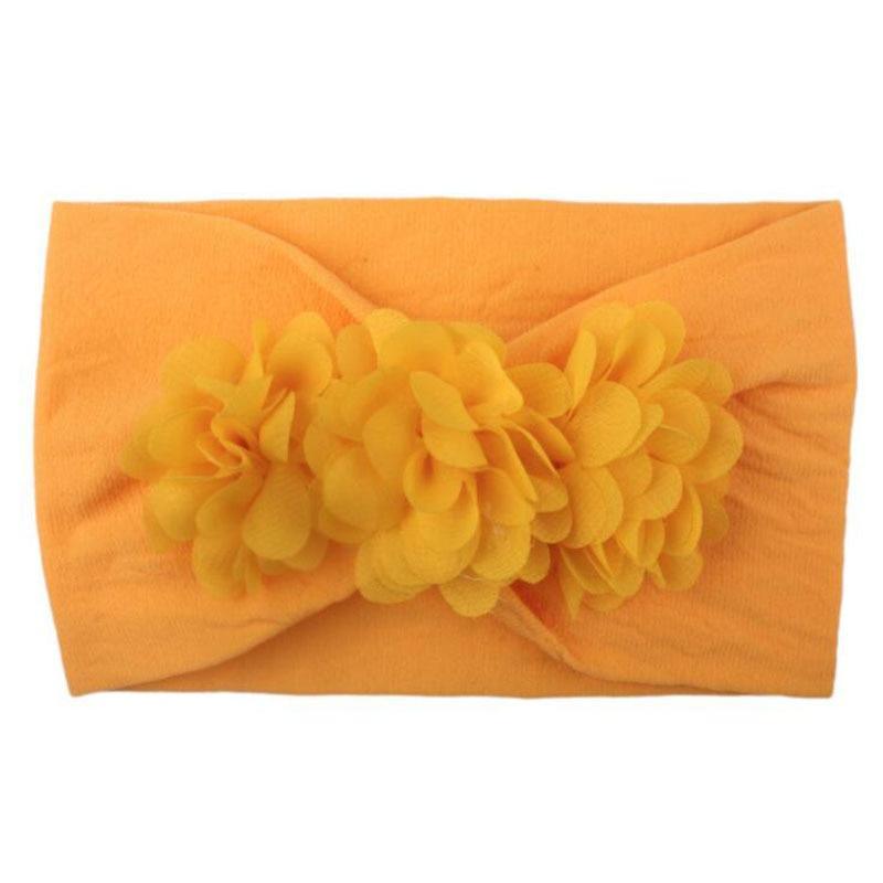 Modern Baby Headband Turban Flower Bow Newborn Baby Girl Headbands Elastic hairband For Girls Baby
