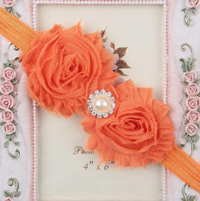 Handmade Flower Newborn Headwear Head Wrap Band Hairband Gift Toddlers For Baby Girls