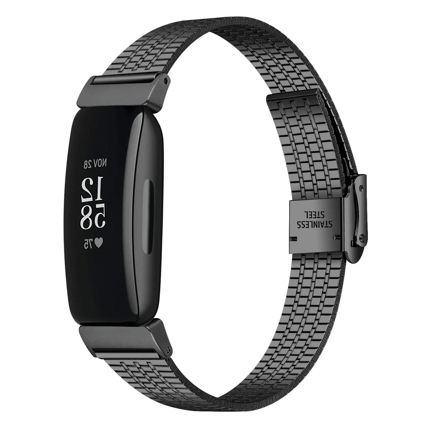 Bracelet en acier Fitbit Inspire 2, 1 - Bracelet en métal durable