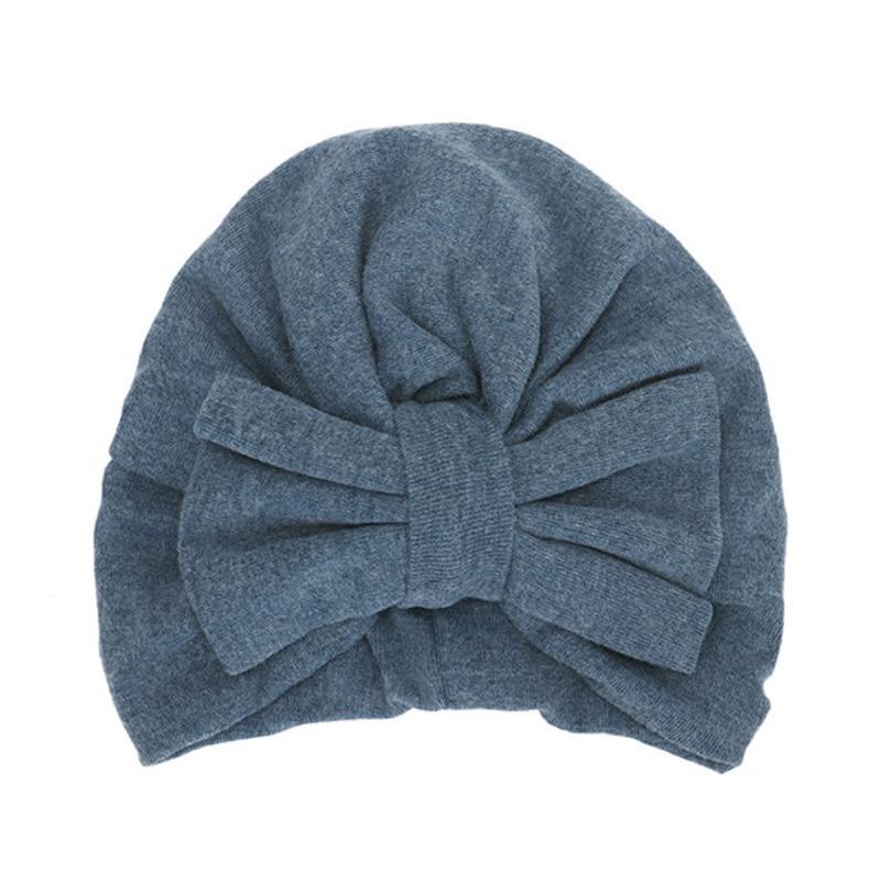 Modern Trend Stylish Baby Hat for Girls Big Bow Turban Baby Cap Accessories In Great Design
