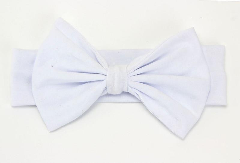 Headband Knitted Cotton Children Girls Elastic Bow Hair Bands Turban for girl Headbands