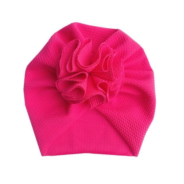 Modern New Lovely Flower Baby Girl Hat Turban Newborn Baby Cap Bonnet Kids Hat For Girls Baby In Trend Design