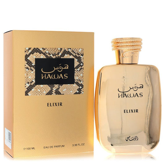 Hawas Elixir par Rasasi Eau De Parfum Vaporisateur (Unisexe) 3,4 oz pour Homme