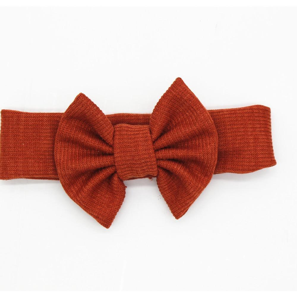 Modern Cute Baby Girl Headbands Knitted Newborn Baby Bow Infant Head Bands Hairbands For Girls Hair Accessories