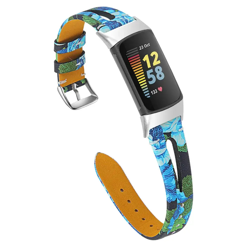 Fitbit Charge 5 6 Lederarmband - Stilvolles robustes Zubehör
