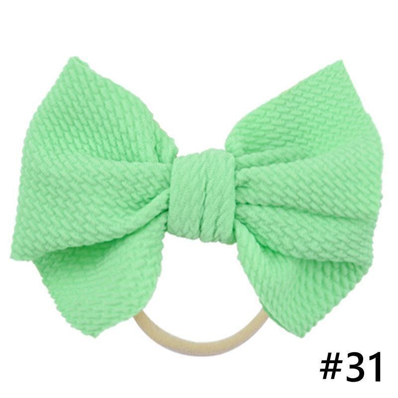 Headband Bow Girl Headbands Nylon Elastic Hair Accessories Photography Props For Baby Girls In Elegant Design