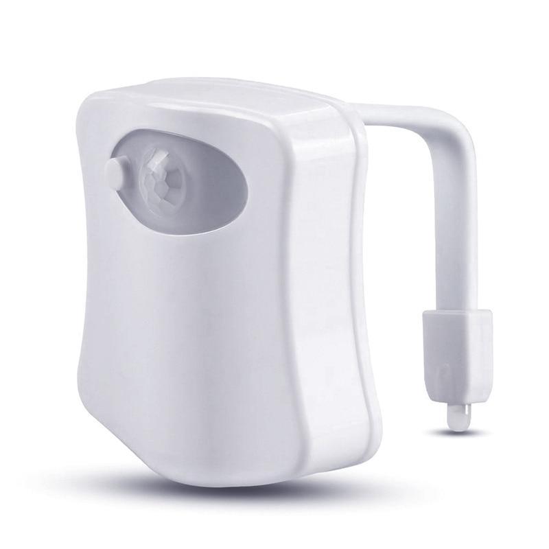 LED Toilet Night Light Motion Sensor WC Light  In 8 Colors Changeable Lamp
