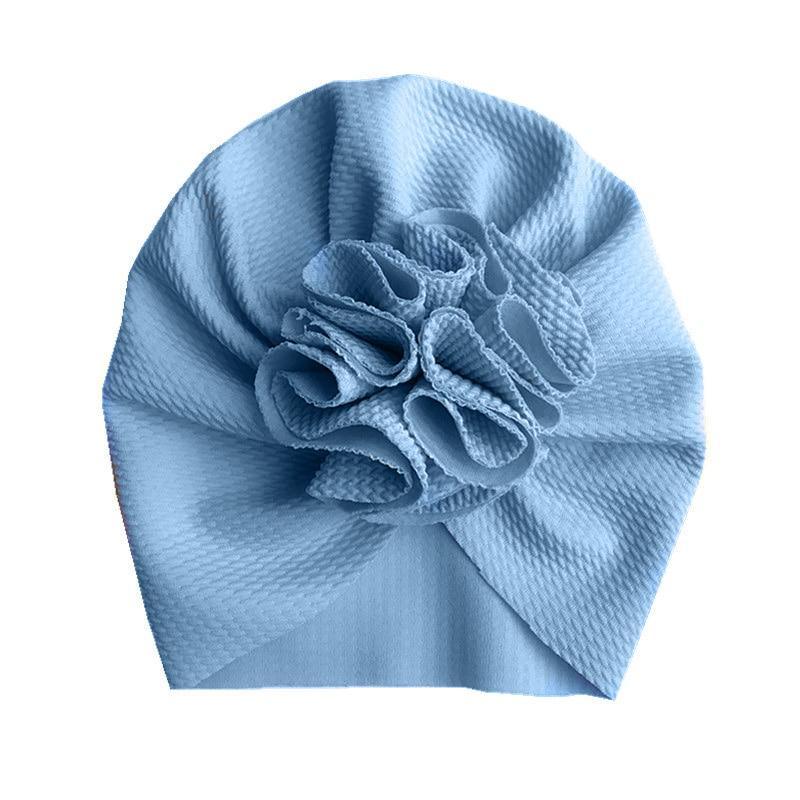 Modern New Lovely Flower Baby Girl Hat Turban Newborn Baby Cap Bonnet Kids Hat For Girls Baby In Trend Design