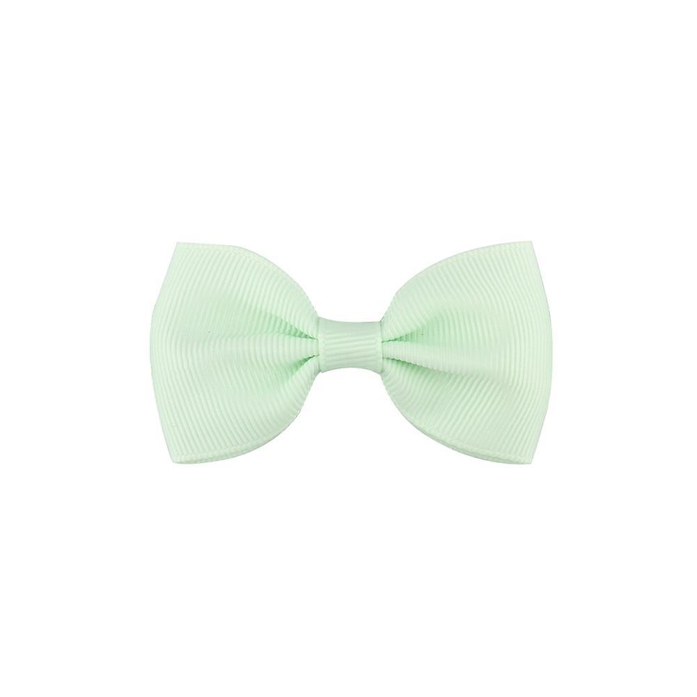 Colorful Mini Bow Tie Hair Clip Small Sweet Solid Ribbon Bow Safety Hair Clips Hairpins Baby Girl Hair Accessories